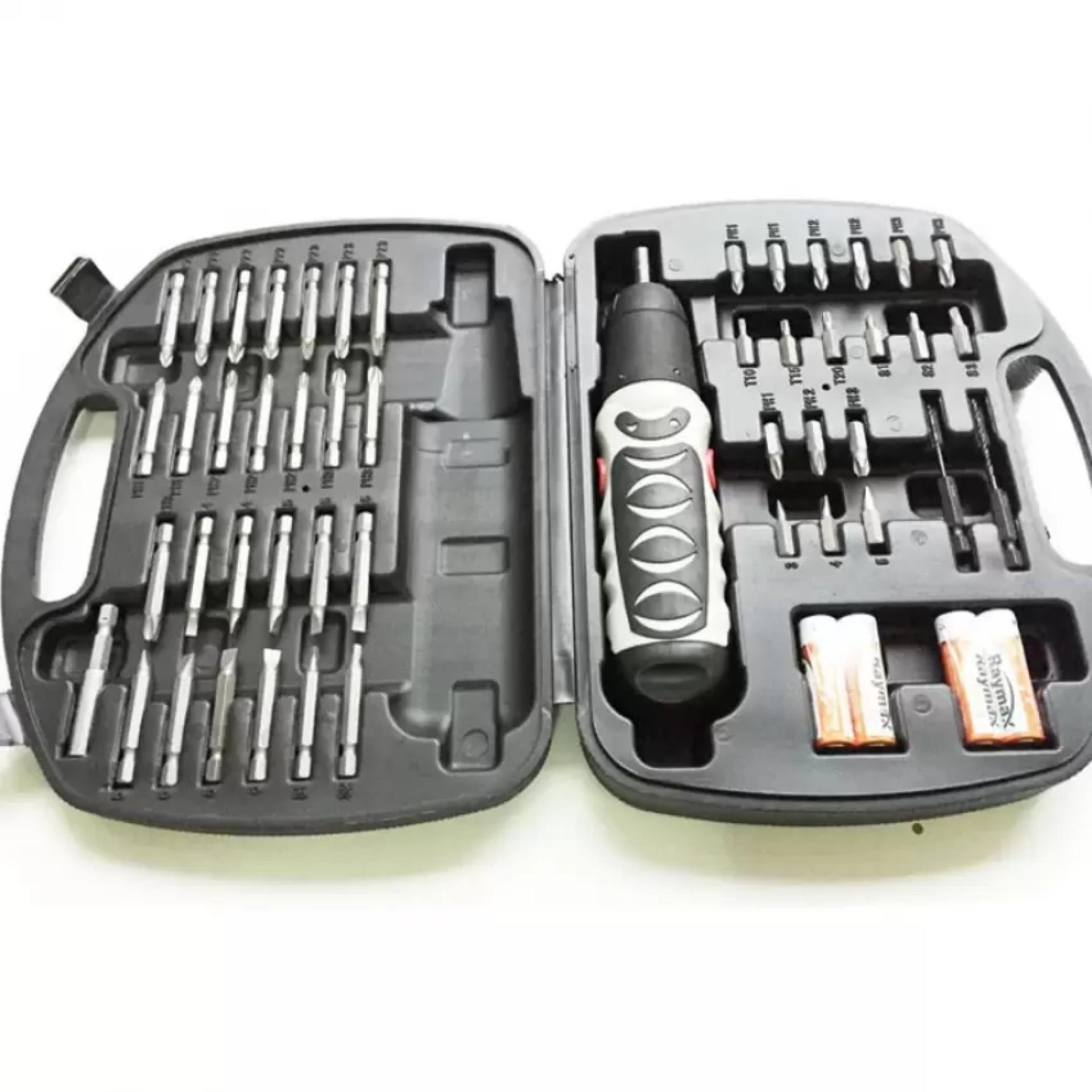 Bộ máy xiết, vặn ốc vít kèm 45 chi tiết đa năng