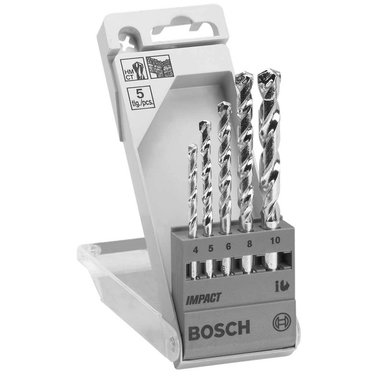 Bộ mũi khoan bê tông 5 cây Bosch 2608680726 (Bạc)