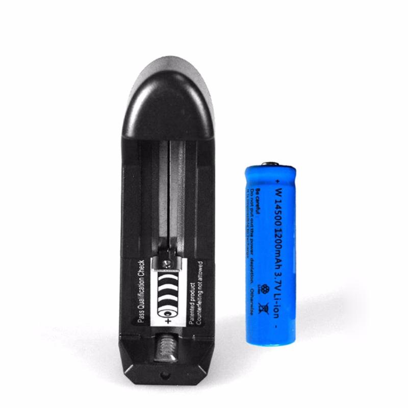 Bảng giá Mua Bộ sạc và pin sạc lithium 14500 1200mAh 3.7V (dùng cho Đèn pin)