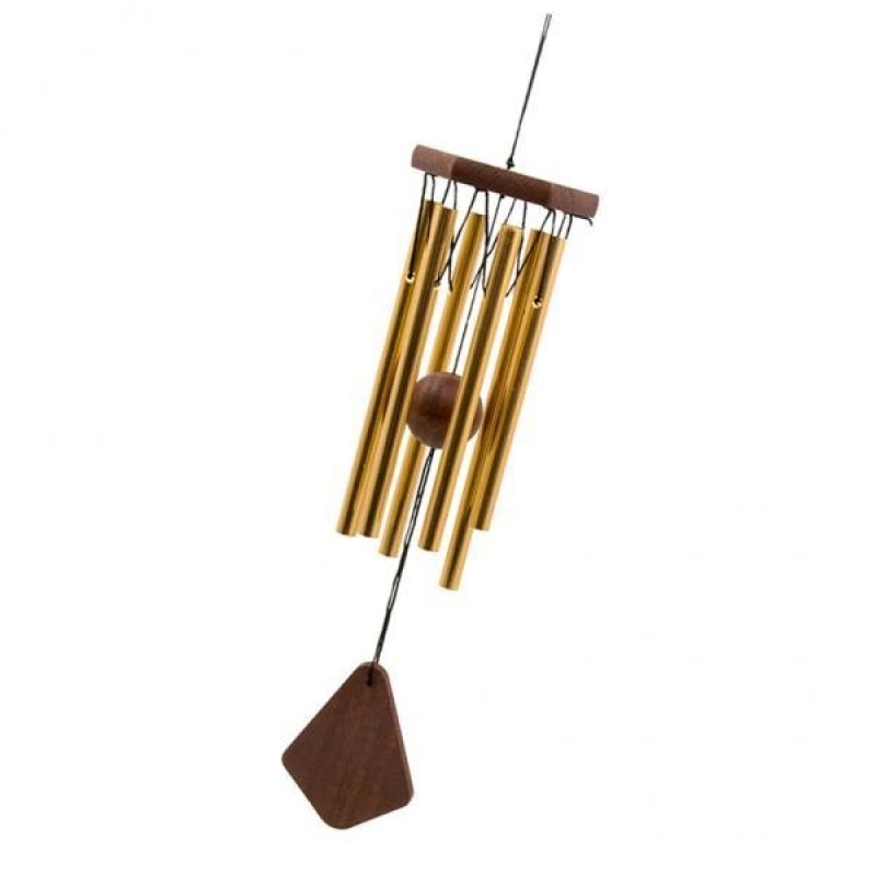 BolehDeals Wood Stock Alloy 6-Bell Wind Chime with Wood Pendant
Hanging Decor Rose Gold - intl