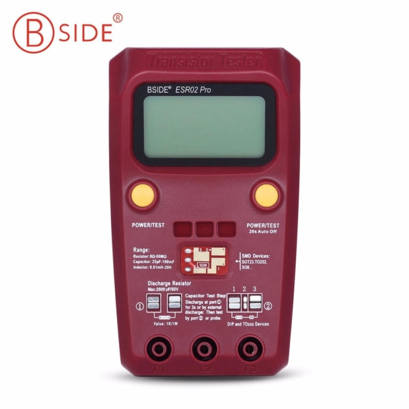 Bảng giá BSIDE ESR02 PRO Digital Transistor SMD components Testers Diode Triode Capacitance inductance multimeter ESR meter - intl