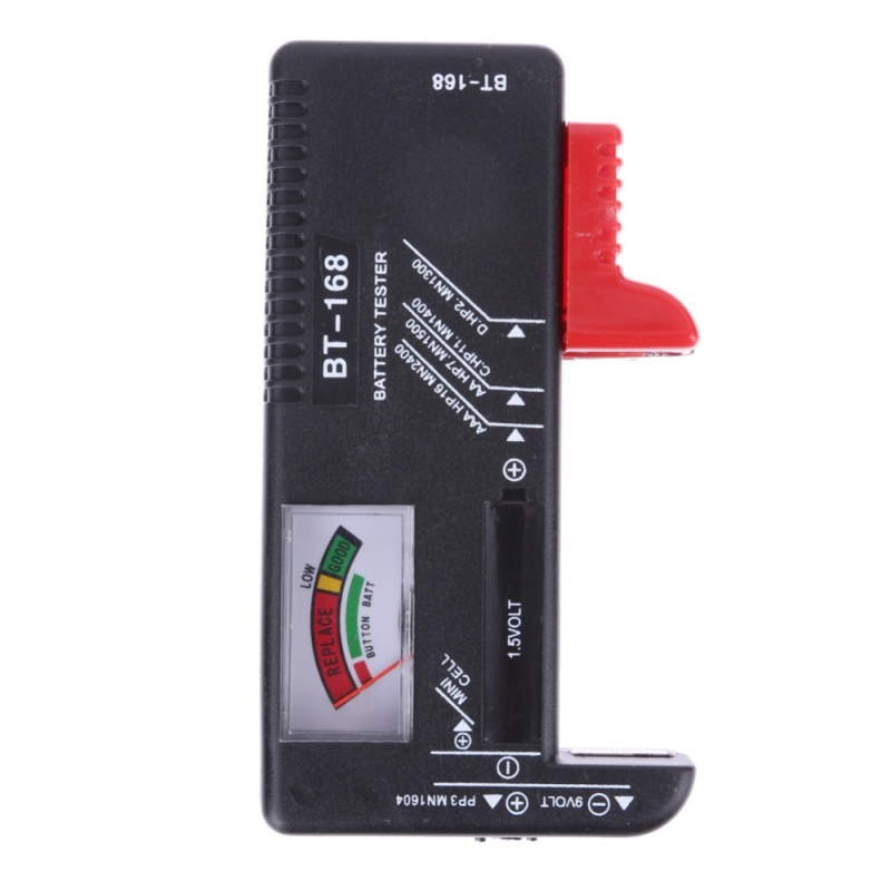 Bảng giá Mua BT168 Portable Universal Digital Battery Tester Volt Checker For AA AAA 9V Button Multiple Size Battery Tester Checker - intl
