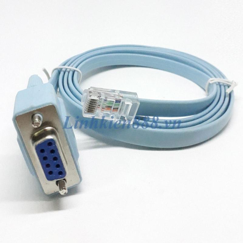 Bảng giá Cáp RS232 DB9 cái sang RJ45 dài 1.5m dùng để cấu hình router cisco