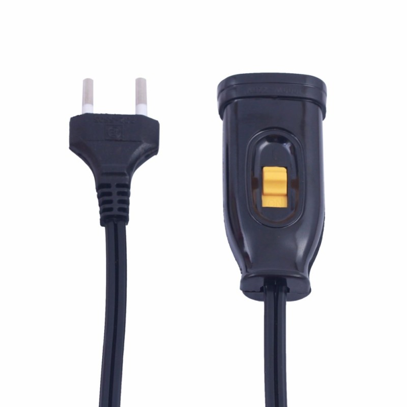 Bảng giá Dây 2,5m nối nguồn điện 220v có công tắc (đen)