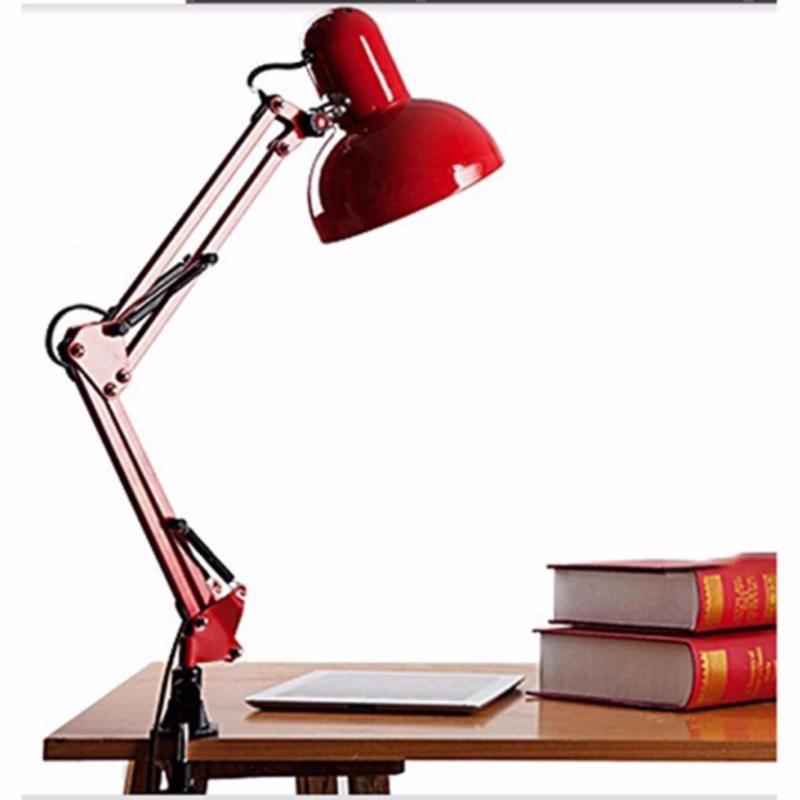 Bảng giá Mua Đèn bàn đọc sách, làm việc, có thêm chân kẹp bàn Pixar MT-322 (màu đỏ)