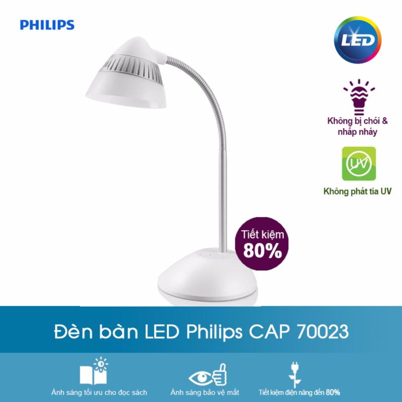 Bảng giá Đèn bàn LED Philips CAP 70023 (Trắng)