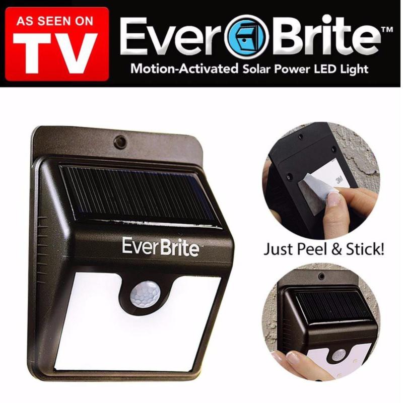 Bảng giá Mua Đèn LED hồng ngoại cảm biến Ever Brite - Pin sạc năng lượng mặt
trời (Đen)