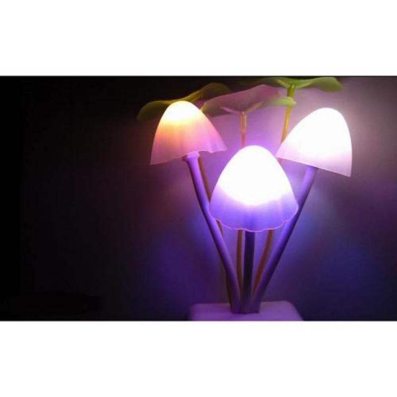 Bảng giá Đèn ngủ hình nấm Led cảm ứng ánh sáng(Trắng)
