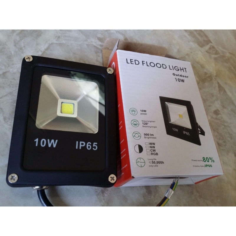 Bảng giá Đèn pha LED 10W - Ánh sáng Vàng