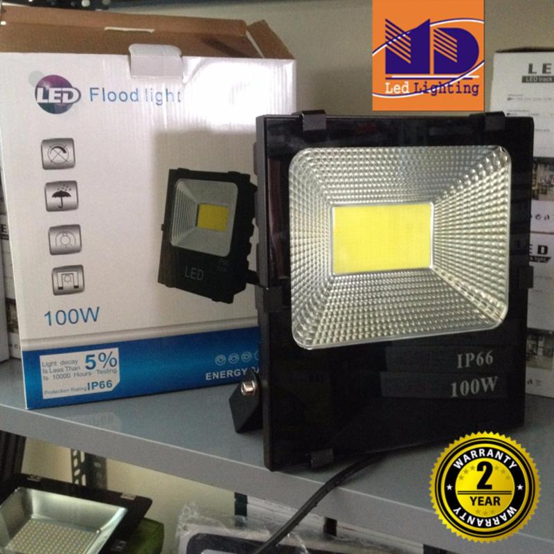 Bảng giá Mua Đèn Pha led Cao cấp chống nước COB ánh sáng vàng 100W