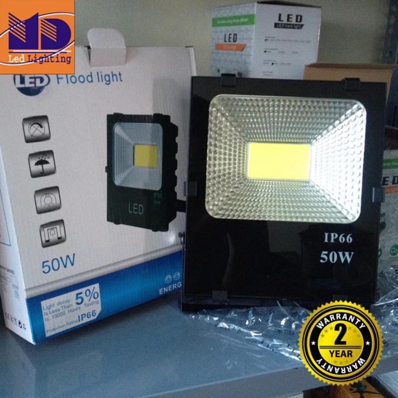 Bảng giá Đèn Pha led Cao cấp chống nước COB ánh sáng vàng 50W