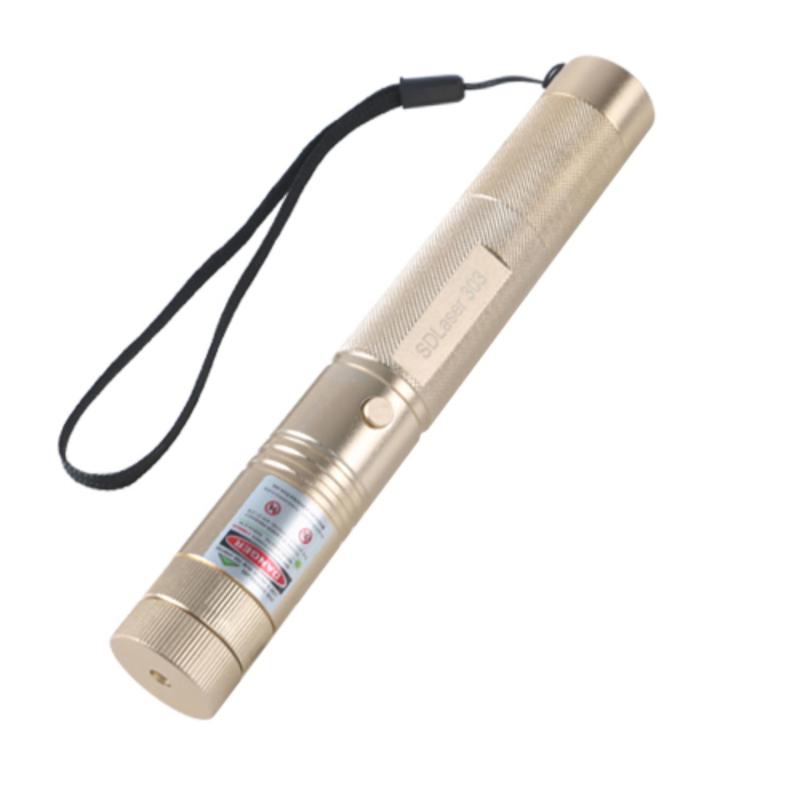 Bảng giá Đèn pin Laser 303 vỏ vàng tia xanh