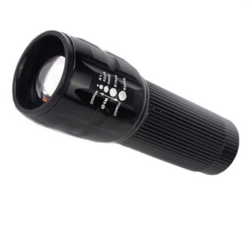 Bảng giá Đèn Pin POLICE X2000 Loại 1 Vỏ Kim Loại Đen