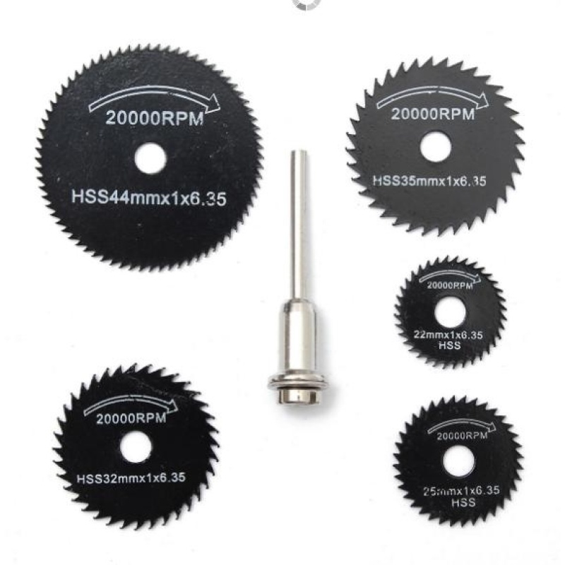 Details about 6pcs HSS Circular Saw Blade Set For Metal & Dremel Rotary Tools Cutting Discs Z8 - intl