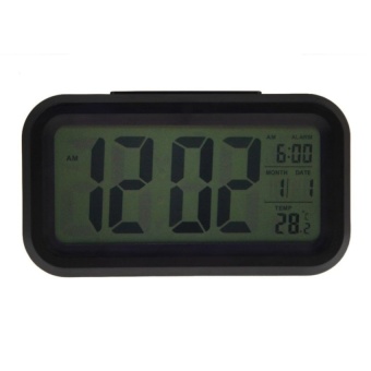 Digital Snooze Electronic Calendar Alarm Clock withBacklightControl- intl
