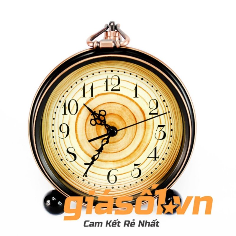 Nơi bán Đồng hồ báo thức Alarm Clock có quai xách-01(Đen)