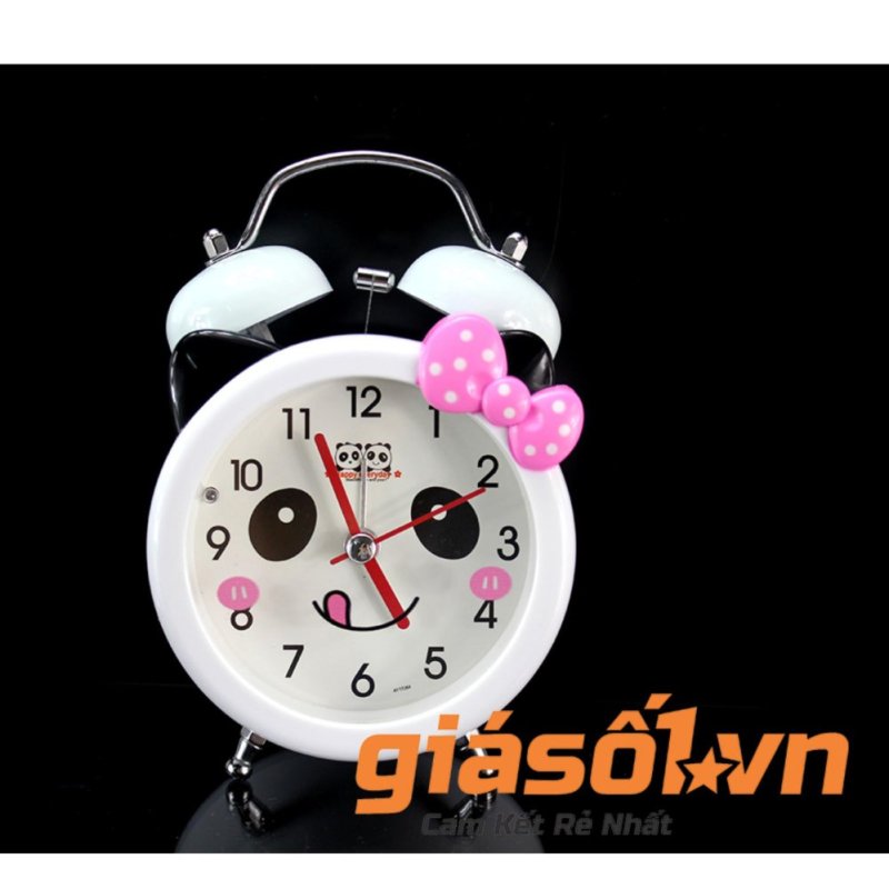 Nơi bán Đồng hồ báo thức để bàn cho bé 17064 (Nơ hồng)
