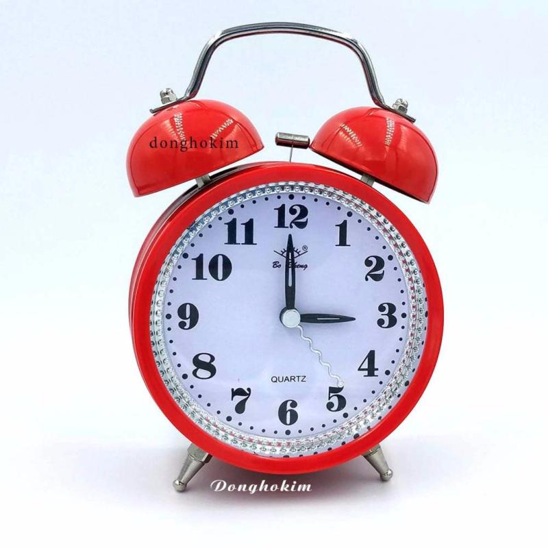 Nơi bán Đồng hồ báo thức dễ thương, đồng hồ báo thức chất lượng màu đỏ