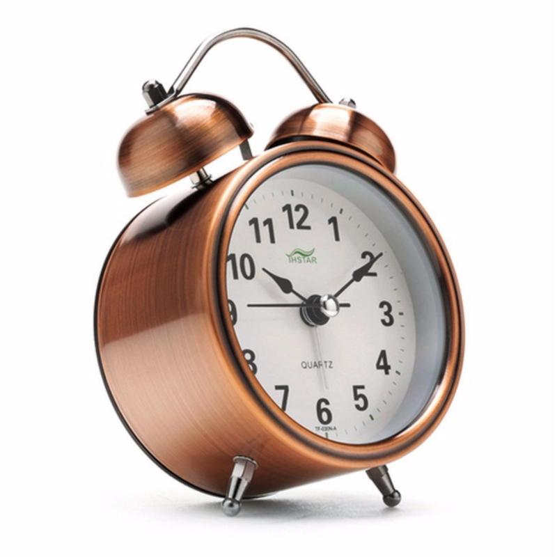 Nơi bán Đồng hô báo thức mini để bàn cao cấp History Alarm (Nâu)