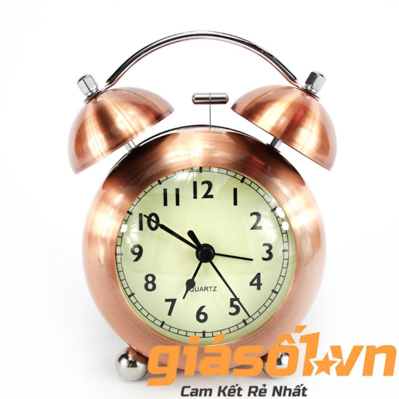 Nơi bán Đồng hồ báo thức US Mini Clock ( Vàng đồng )(Đồng đỏ)