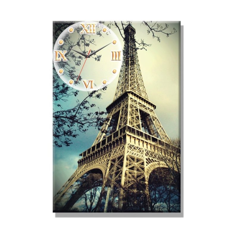 Nơi bán Đồng hồ tranh Tháp Eiffel Dyvina 1T4060-6