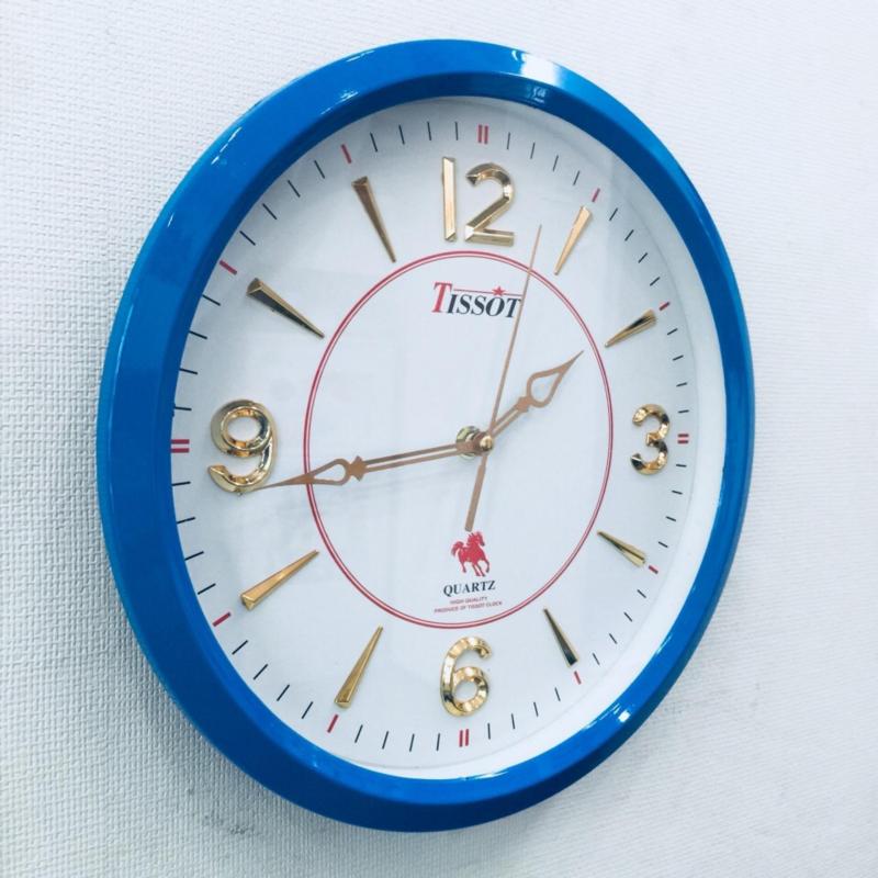 Nơi bán Đồng hồ treo tường hình tròn Vati S8 ( màu xanh ) - Kim nhật luôn chạy đúng giờ