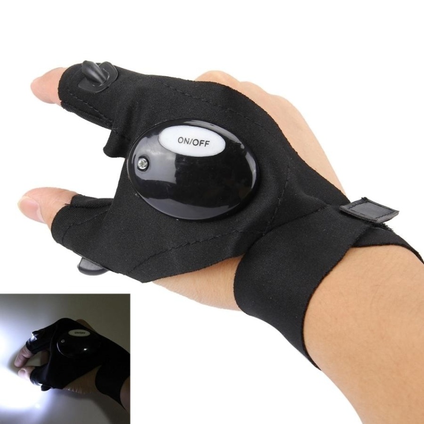 dual led light fishing two fingers glove intl gi 225 dual led light fishing two fingers glove intl gi 225