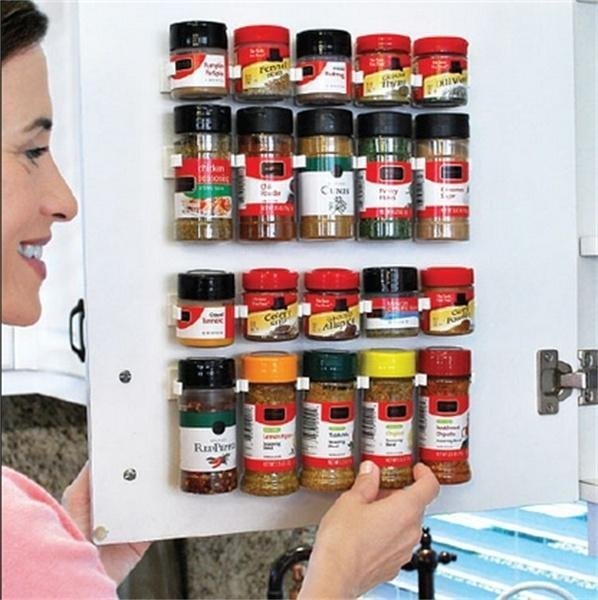Hình ảnh Gía Đựng Bình Gia Vị Treo Tường Kích Thước: 1 Thanh - Quốc Tế