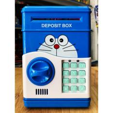 Nơi nào bán Hộp đồ chơi két sắt mini đựng tiền hình Doraemon( xanh lam)  
