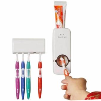 Hộp đựng bàn chải và nhả kem đánh răng tự động Touch me (BQ14)