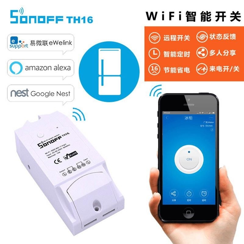 Bảng giá ITEAD Sonoff TH16 16A Temperature & Humidity Monitoring WiFi
Smart Switch Moudle - intl