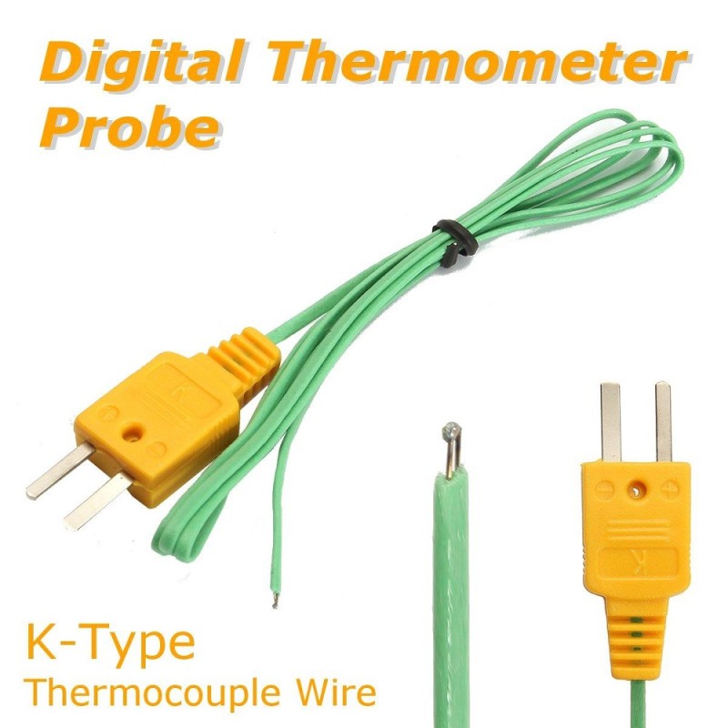 Bảng giá K-Type Thermocouple Digital Thermometer Temperature Sensor Probe -58 to 399°F - intl