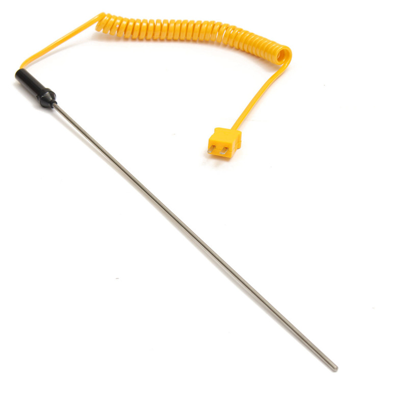 K-Type Thermocouple Stainless Steel Probe Temperature Controller Wire Sensors Em 300mm - Intl