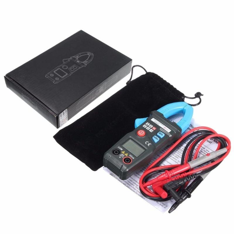 Bảng giá Mua LCD 600V Digital Pocket Clamp Multimeter Tester Meter Ohm AC DC Volt Amp Tester - intl