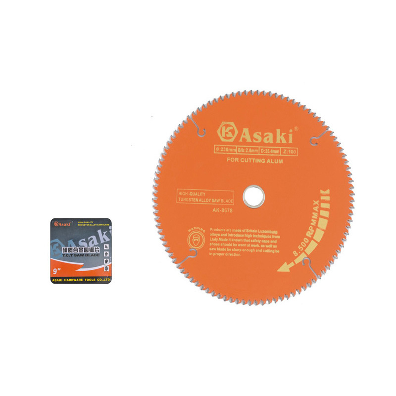 Lưỡi cắt gỗ + nhôm Asaki AK-8676 C2-9inch/60T