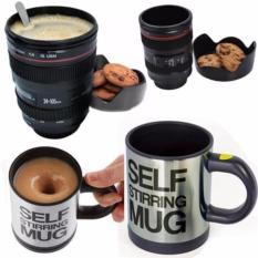 Ly cà phê pha tự động SELF MUG (Xám đen)  