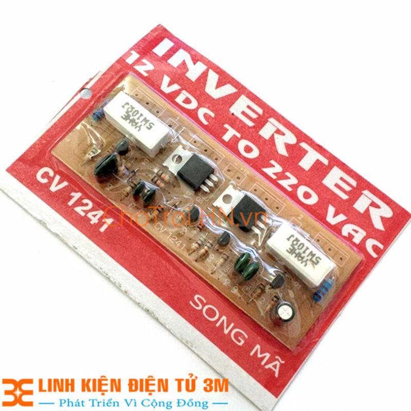 Bảng giá Mua Mạch Tăng Áp Inverter 12VDC TO 220VAC CV1241 ( Đỏ )
