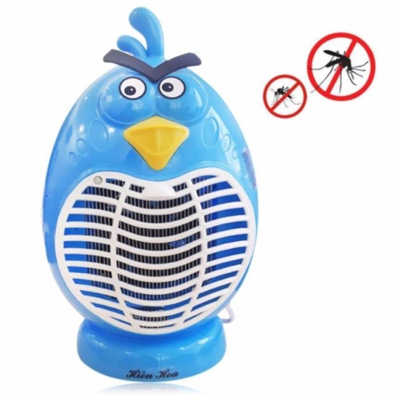 Máy diệt côn trùng thông minh kiêm đèn LED ngủ Hình Angry Bird (xanh)