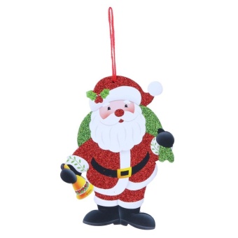 Merry Christmas Letters Snowman Santa Claus Cây Giáng sinh treo (Multicolor)  