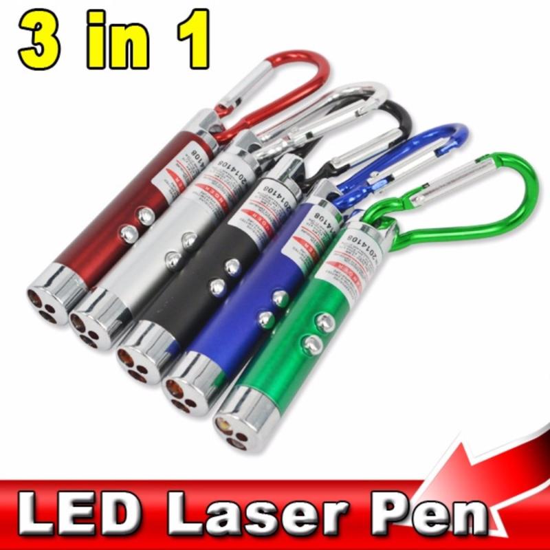 Bảng giá Móc khóa đèn pin 3 in 1 LED LASER PEN ( Màu ngẫu nhiên)