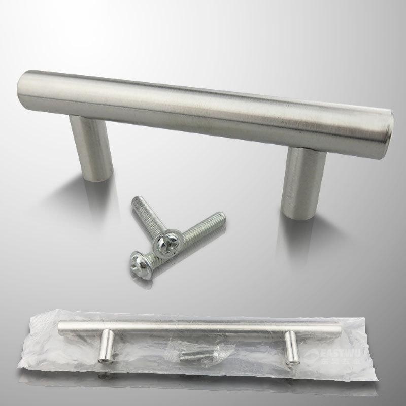 Bảng giá Mua Modern Concise Lengthen Stainless Steel Wire Drawing Furniture Handle Diameter 10mm Specification:Diameter 10* long 200 hole distance: 128mm - intl
