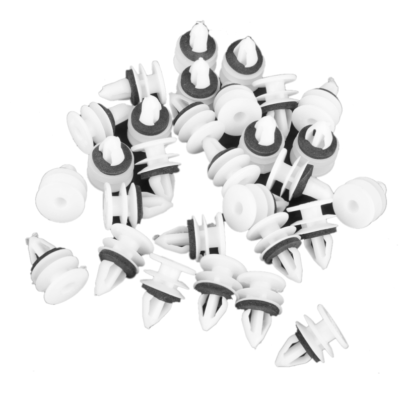 Nylon Door Panel ClipsFasteners with Sealer for Ford 11519031 30Pcs
- Intl