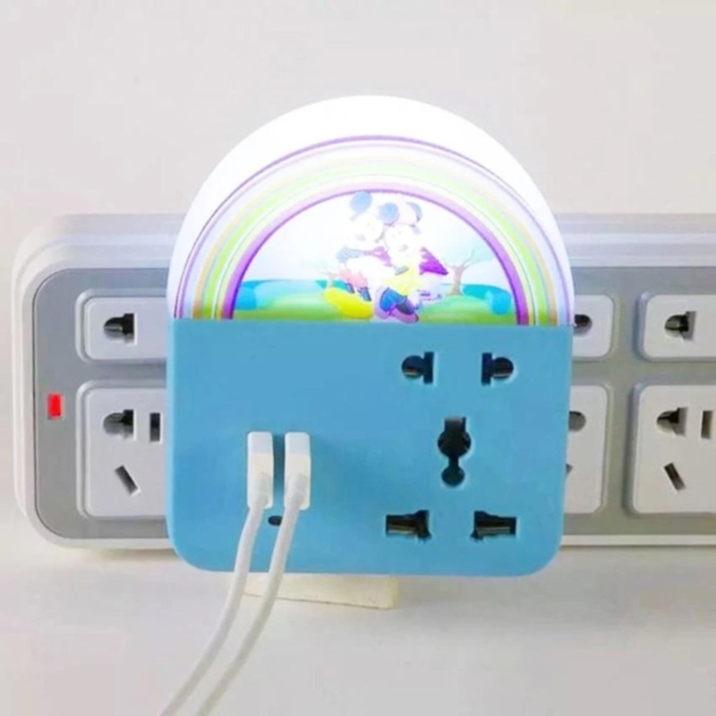 Bảng giá Ổ 3 chạc tích hợp đèn LED đa năng 3 trong 1