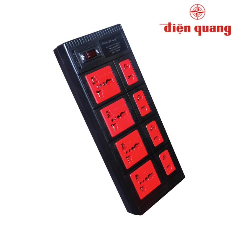 Bảng giá Mua Ổ cắm 8 lỗ dây 2m Điện Quang ĐQ ESK 2BR 8ECO (Đen)