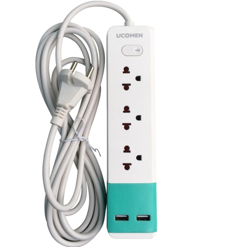Bảng giá Ổ cắm điện an toàn 02 USB Ucomen PMS-VN1-03KSU2