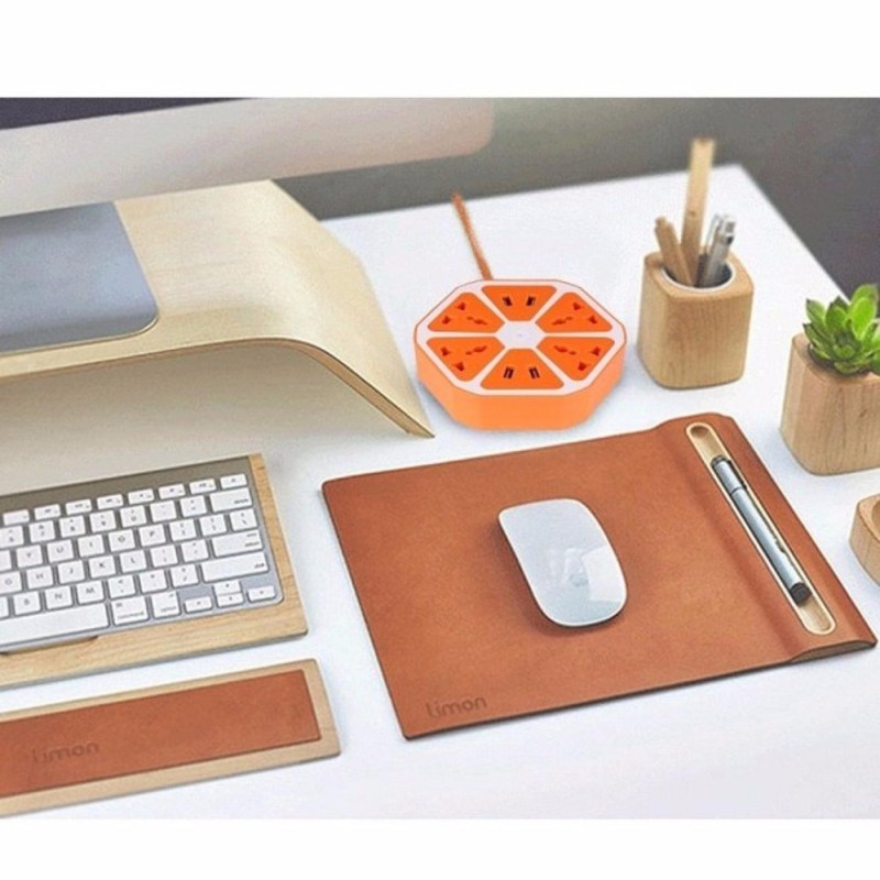 Bảng giá Ổ cắm điện đa năng hình trái cam với 4 cổng USB