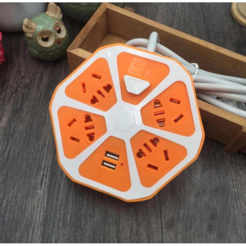 Bảng giá Mua Ổ cắm điện thông minh cao cấp có cổng USB - Hình quả cam