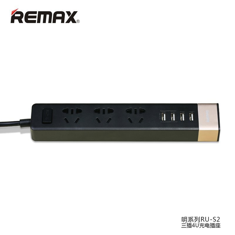 Bảng giá Mua Ổ cắm điện thông minh đa năng 4 cổng sạc USB Remax RU-S2