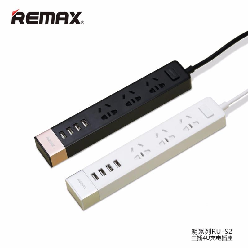 Bảng giá Ổ cắm điện thông minh -Remax RU - S2 tích hợp 3 ổ cắm 4 cổng USB
sạc nhanh cho smartphone