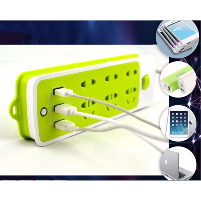 Bảng giá Ổ điện đa năng - 3 đầu cắm USB KHGR.1130